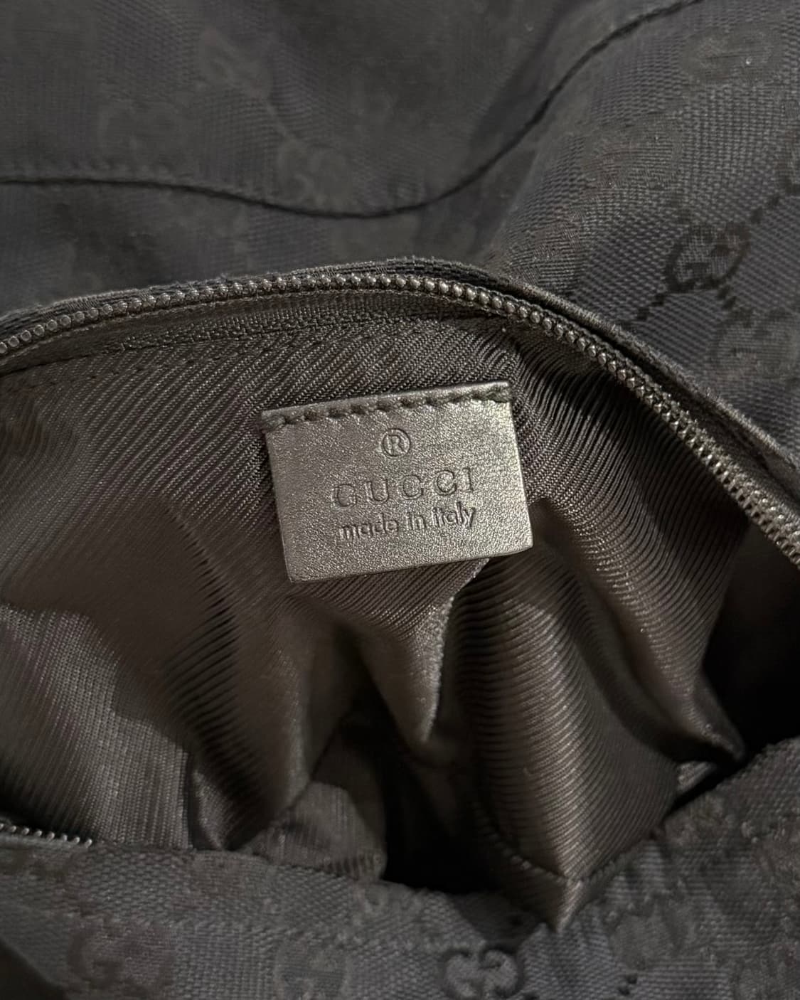 구찌 블랙 나일론 GG 캔버스 호보백 상품이미지7