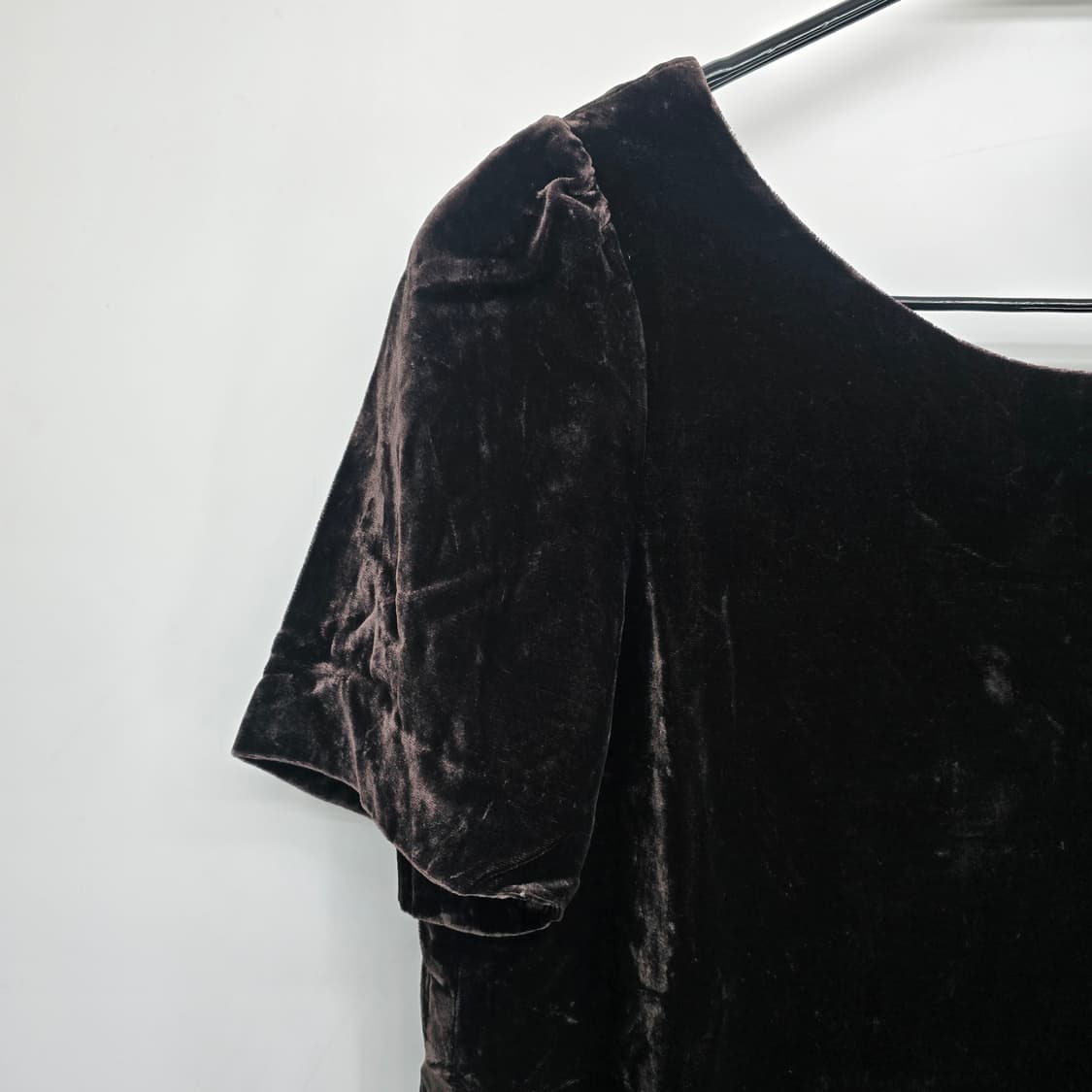 Spick and Span 실크 벨벳 미니 원피스 느낌 롱티 상품이미지4