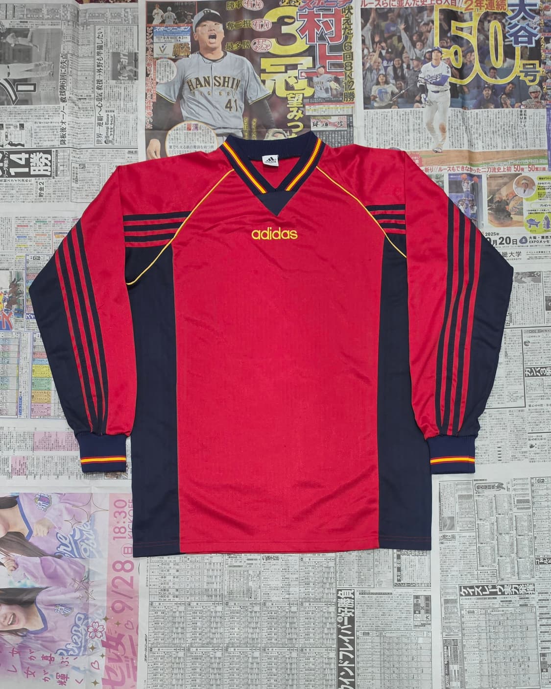 90's Adidas 트레이닝탑 105 상품이미지1