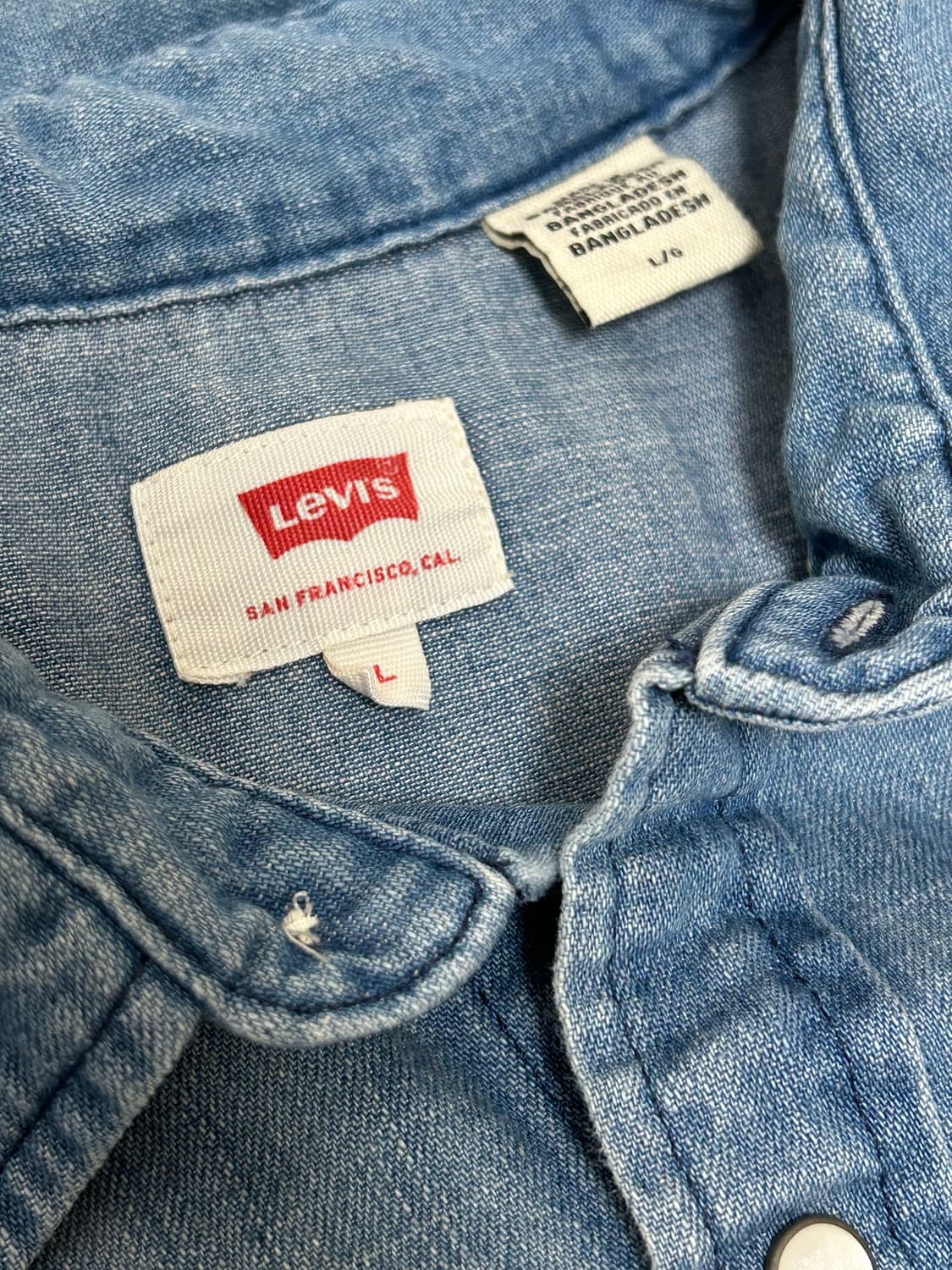 리바이스 바스토우 웨스턴 데님 셔츠 상품이미지5