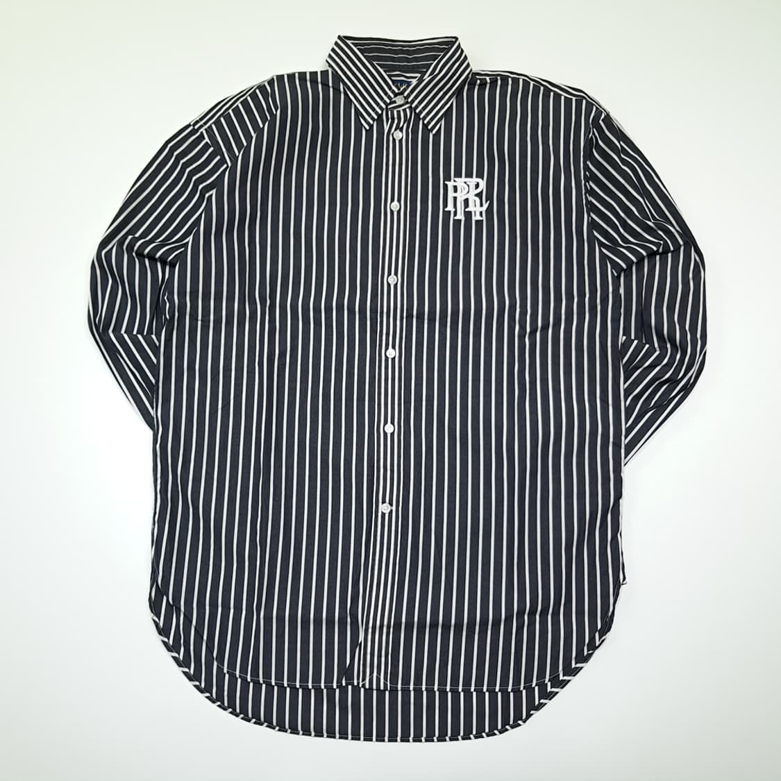 CK025 M 폴로 보이프렌드핏 모노 스트라이프 셔츠 남방 상품이미지1