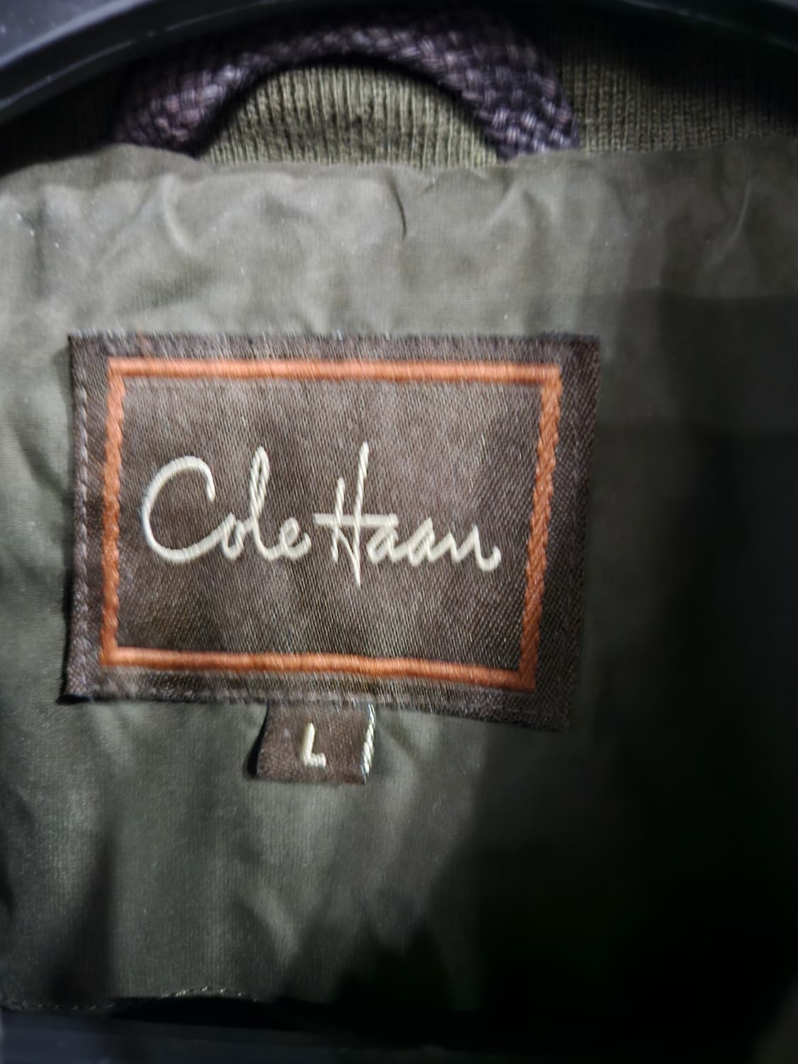 콜한 퀼팅 카키 남성 105 패딩자켓  상품이미지3