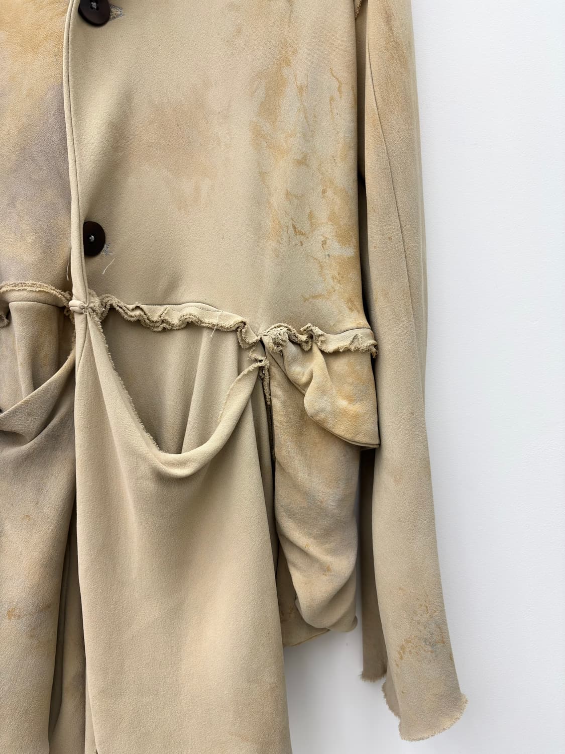 PAOLO CARZANA SILK LINEN TAILORED JACKET 상품이미지3