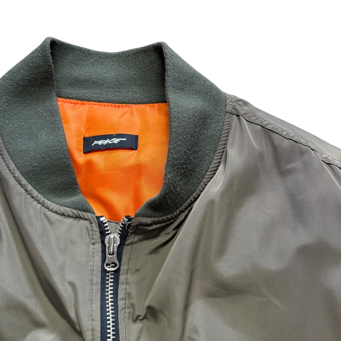 PEACE 항공점퍼 (카키색입니다) 상품이미지2