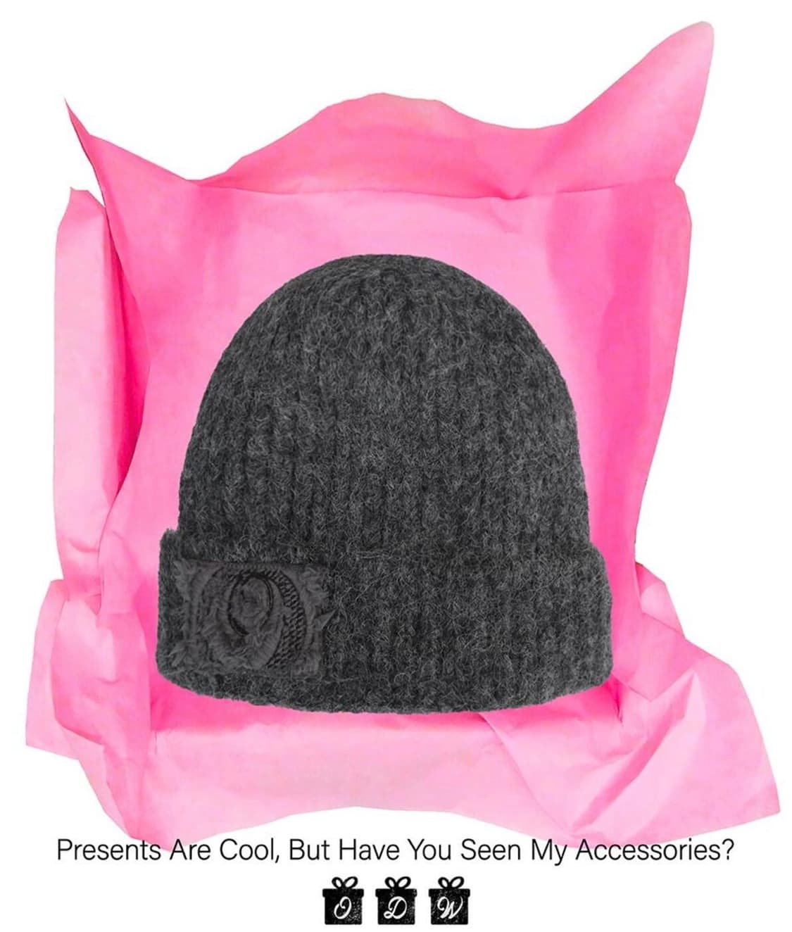 오들리워크샵 비니 차콜 상품이미지1