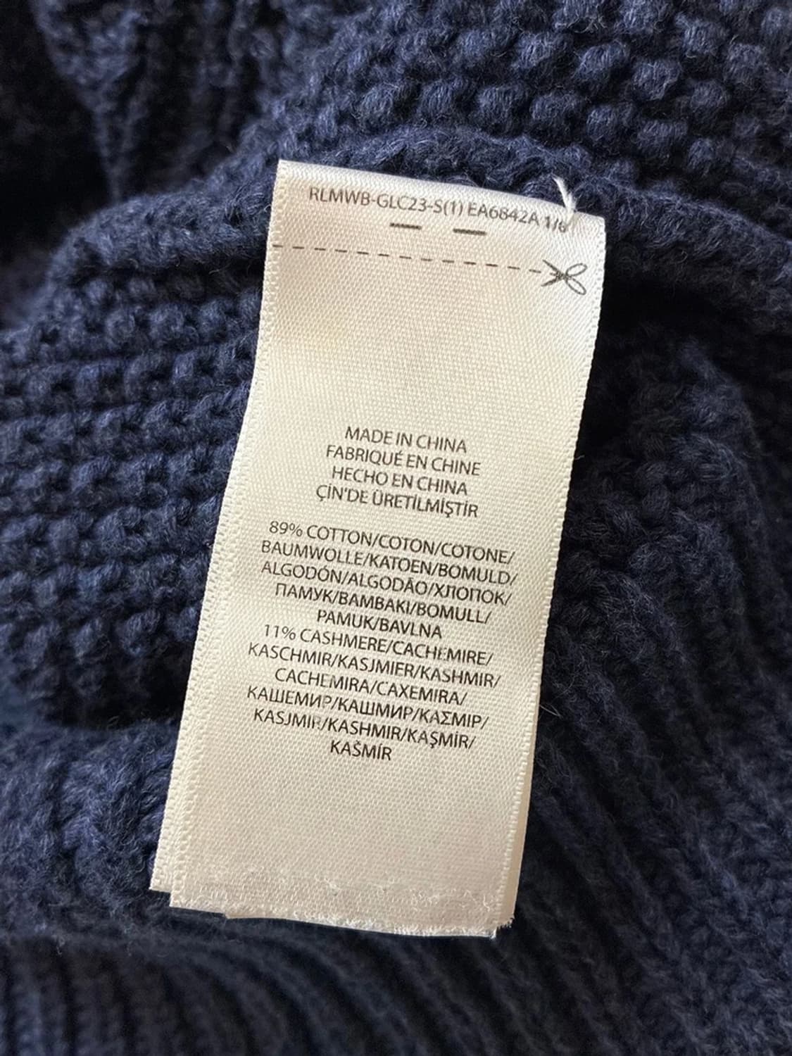 폴로 랄프로렌 캐시미어 코튼 꽈배기 니트 PN5119 상품이미지6