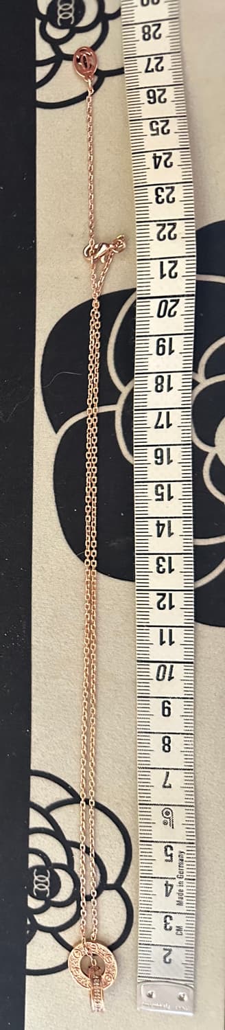 Au750로즈골드 링 팬던트 목걸이  상품이미지10