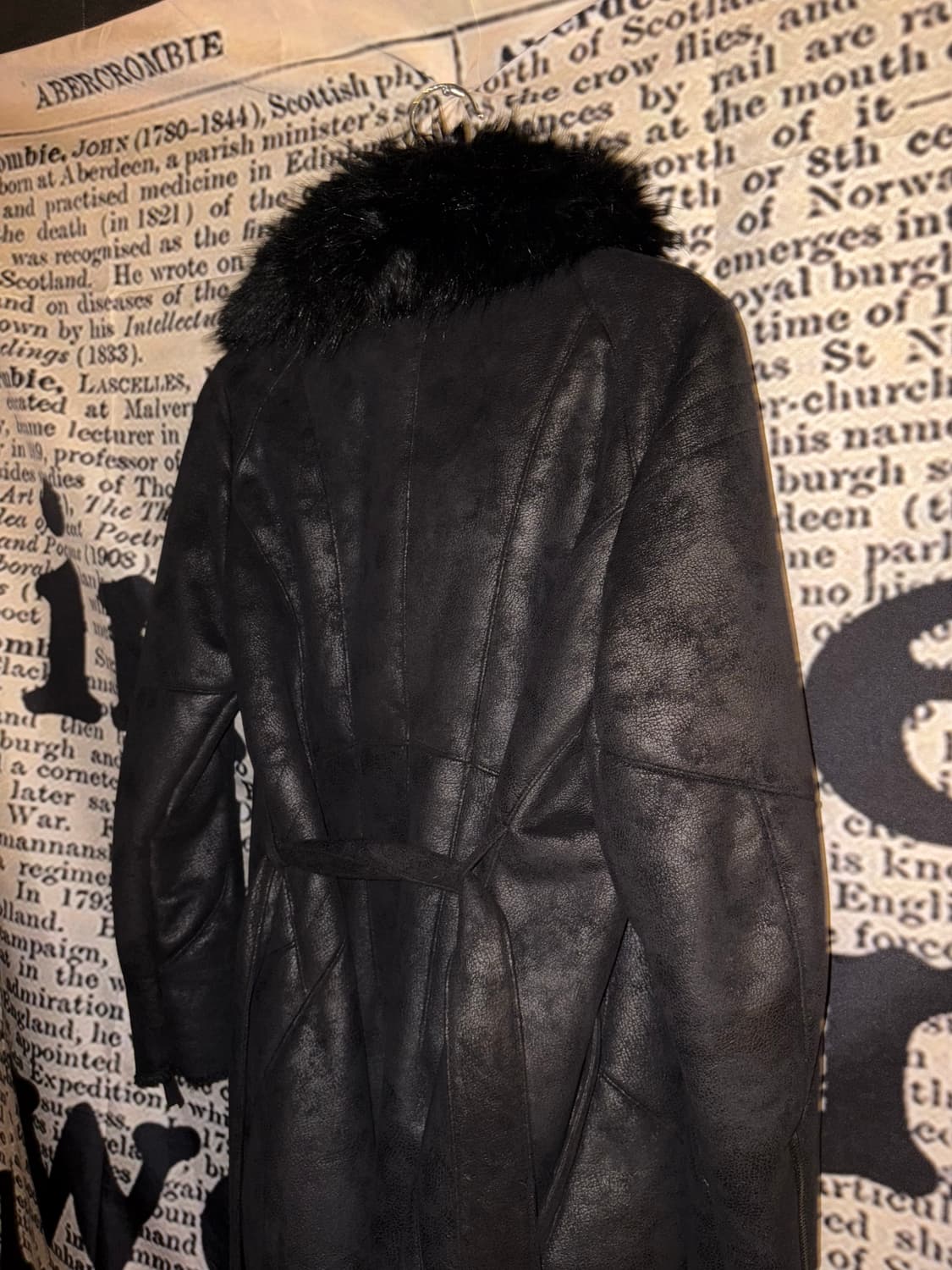 Noir Velvet Mustang fur jacket 상품이미지5