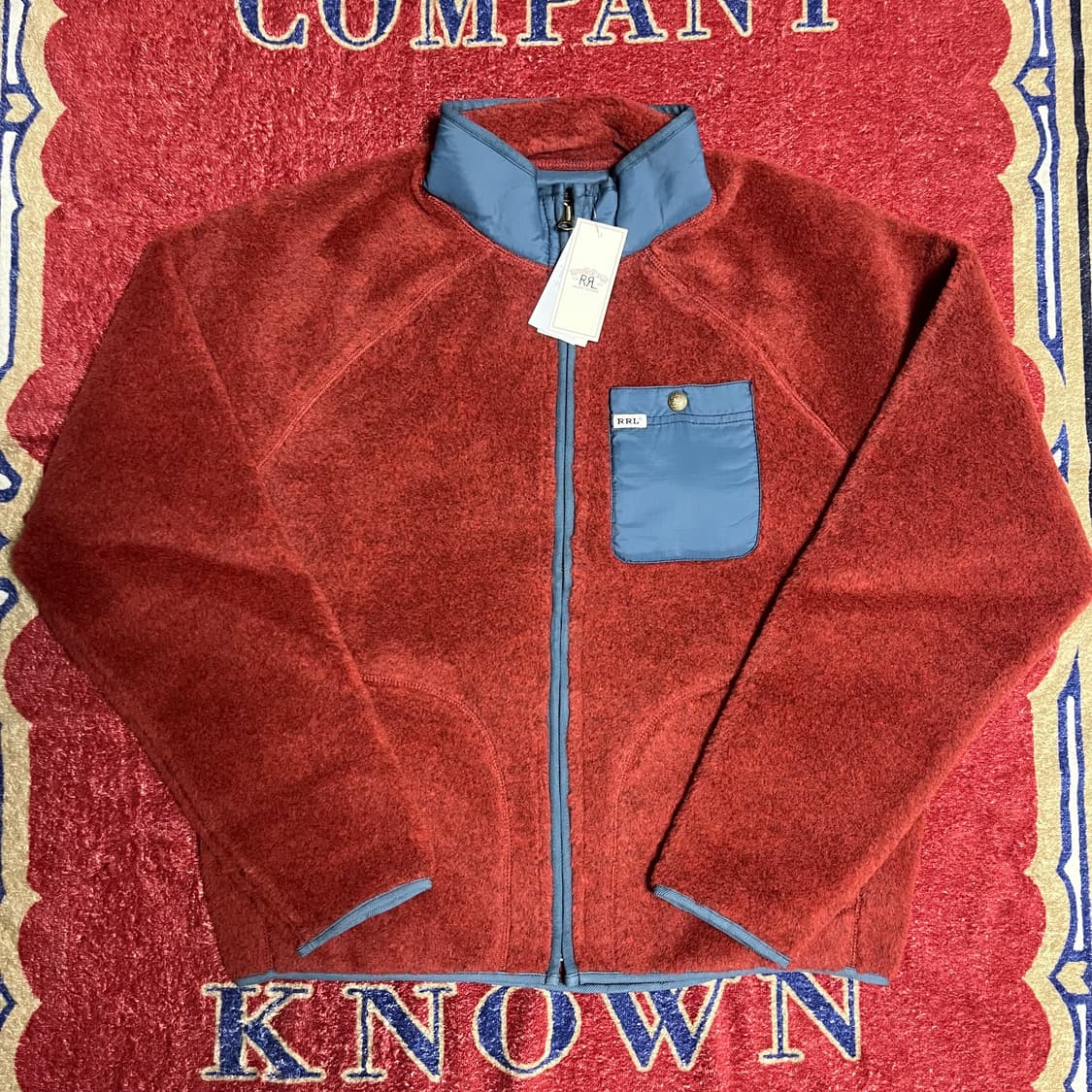 RRL 울 블렌드 파일 플리스 자켓 더블알엘  상품이미지1