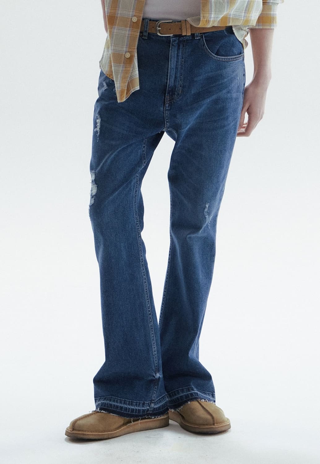 Boots Cut Flare Blue Jeans 부츠컷 플레어진 청바지 상품이미지3