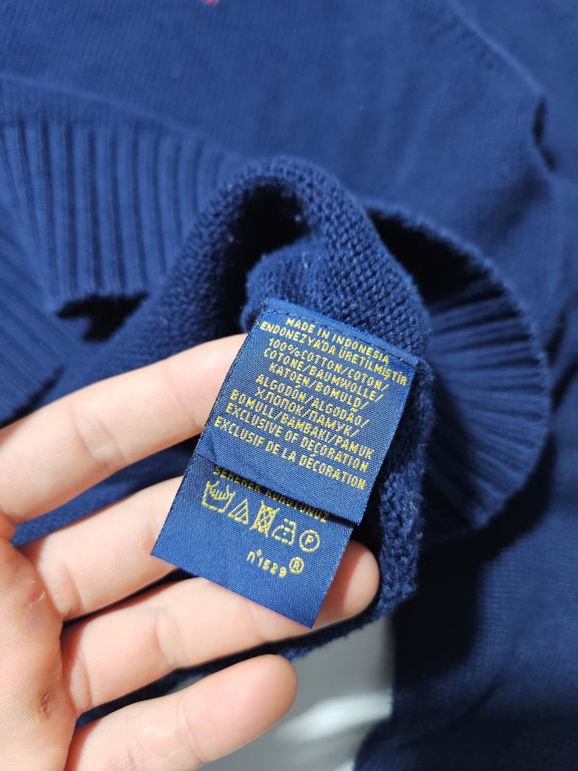 폴로 랄프로렌 니트 코튼 니트 L 상품이미지4