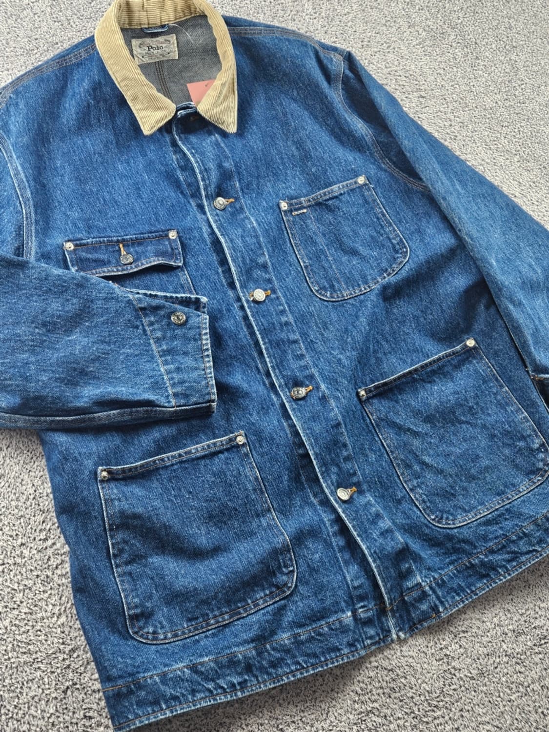 80's USA 폴로랄프로렌 덩가리 데님 초어 자켓 (L) / 10704 상품이미지6