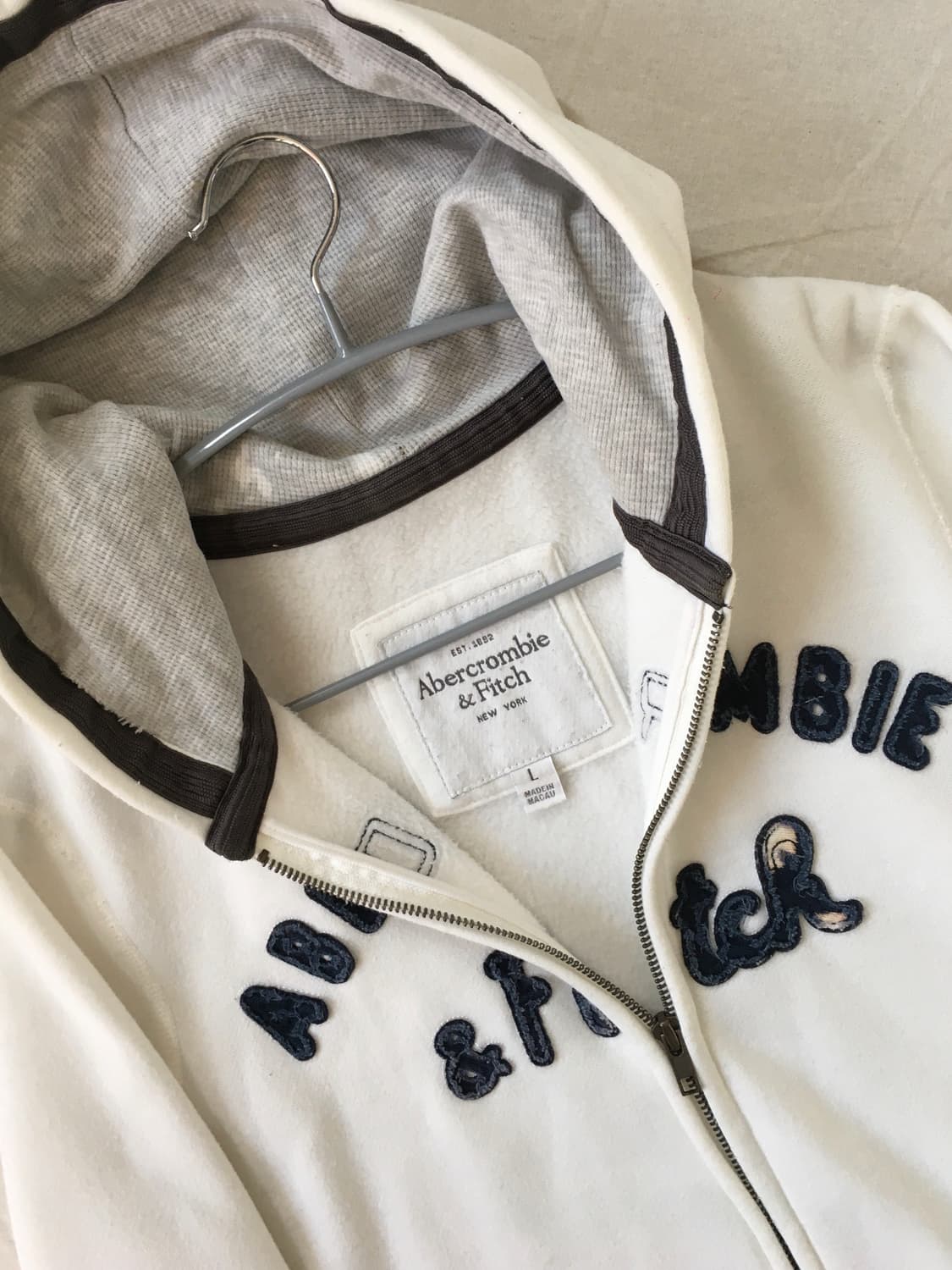 아베크롬비 스펠패치 후드집업 상품이미지4