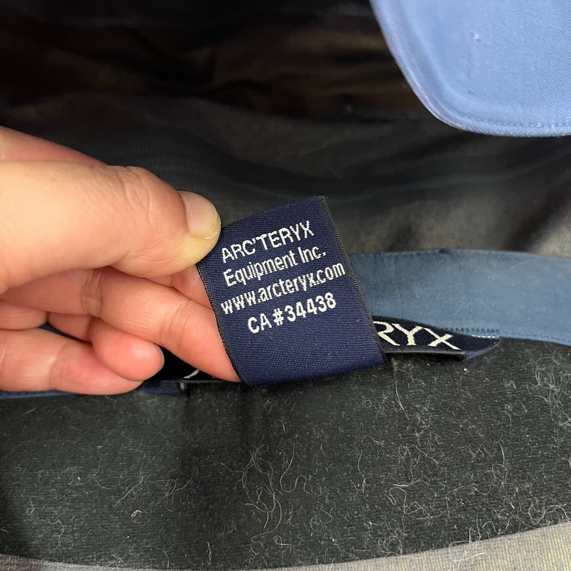 105 아크테릭스 고어텍스 블루 바람막이 자켓 상품이미지3