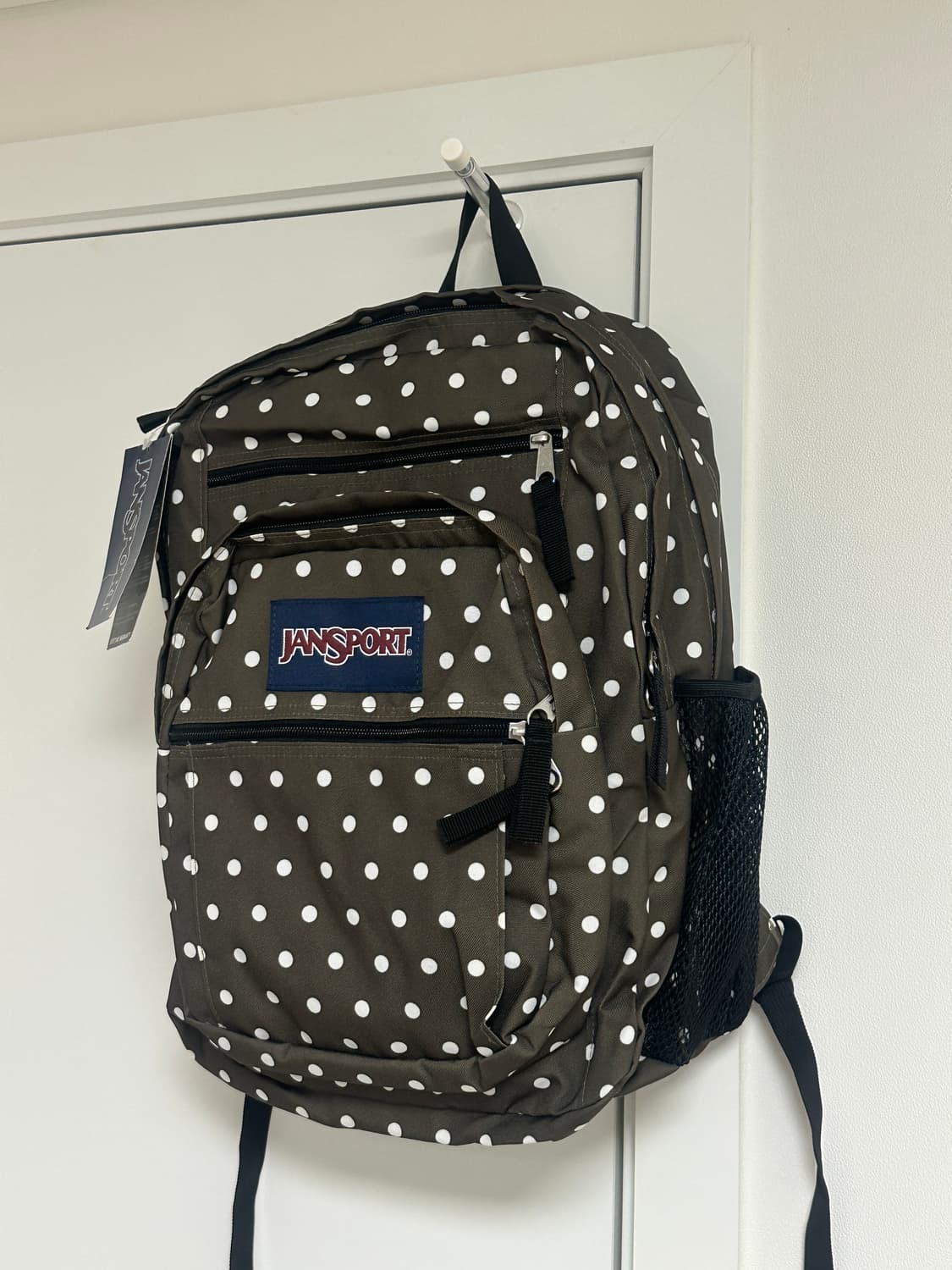잔스포츠 카키 도트 백팩 상품이미지3