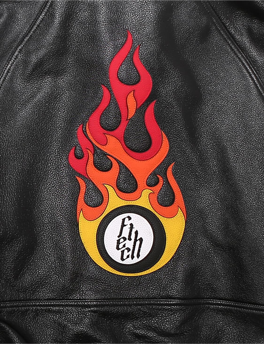 (새 상품) 페치선데이 바시티 소가죽 자켓 M 상품이미지5