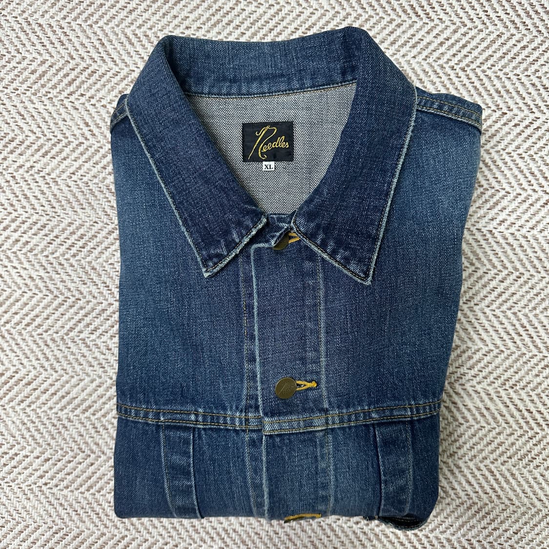 NEEDLES darts jean denim jacket 12oz xl 상품이미지3