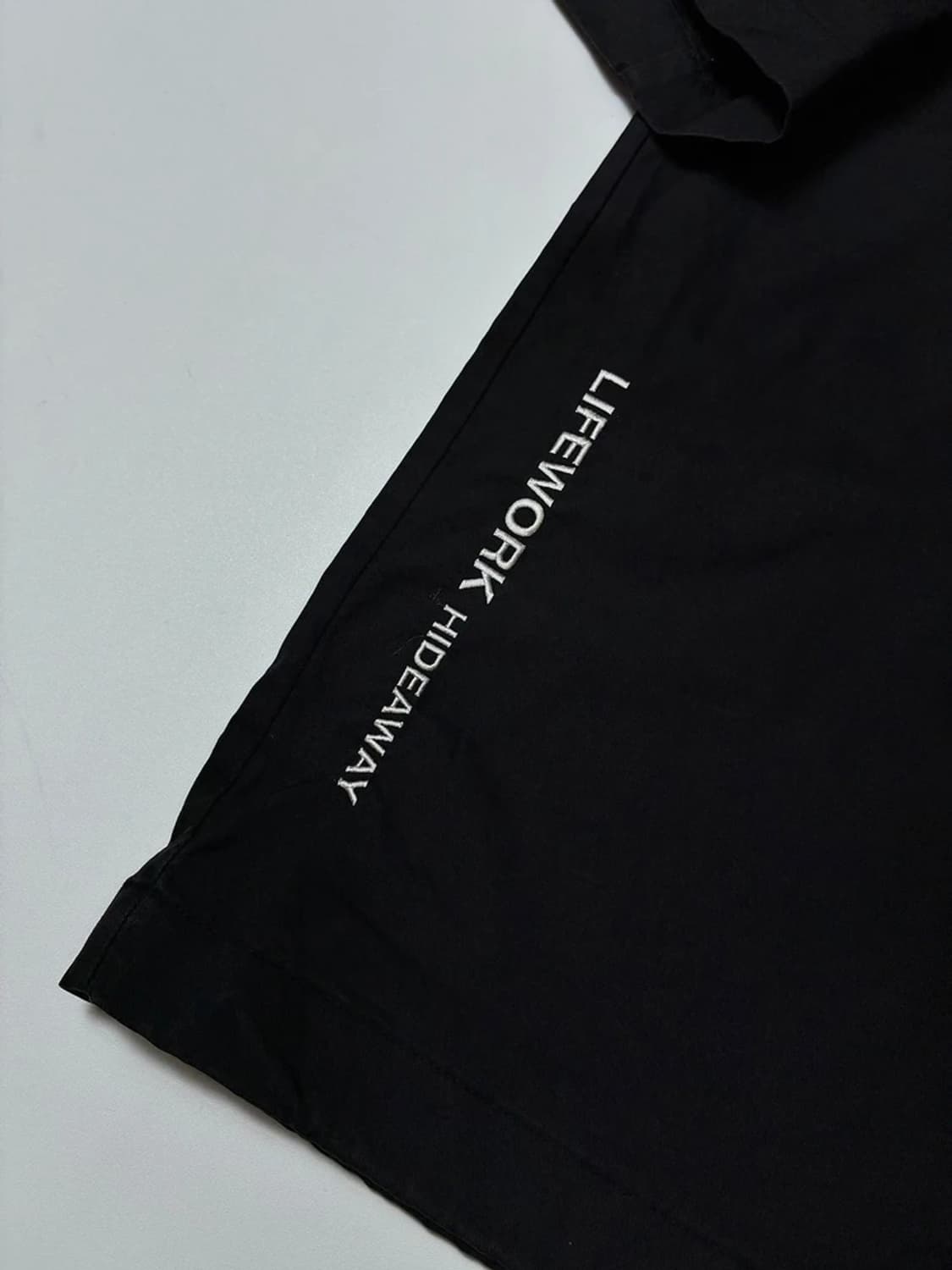 라이프워크 자수로고 오픈 카라 반팔 셔츠 PN8688 상품이미지6