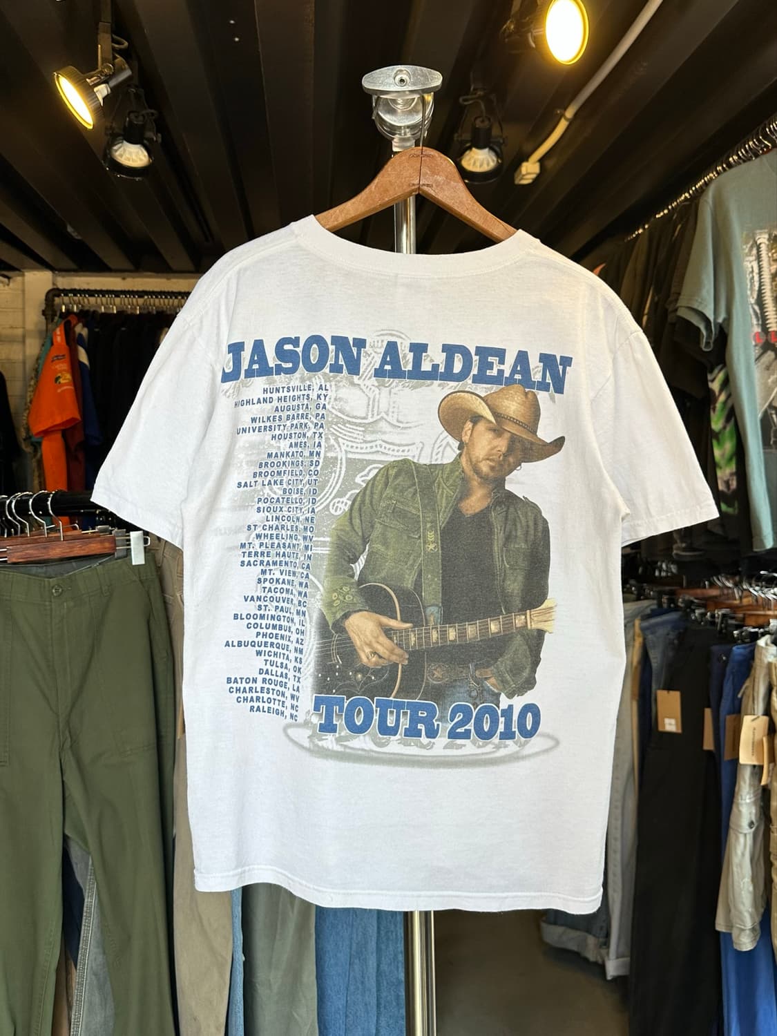 제이슨 알딘 Jason Aldean 투어 2010 티셔츠 상품이미지2