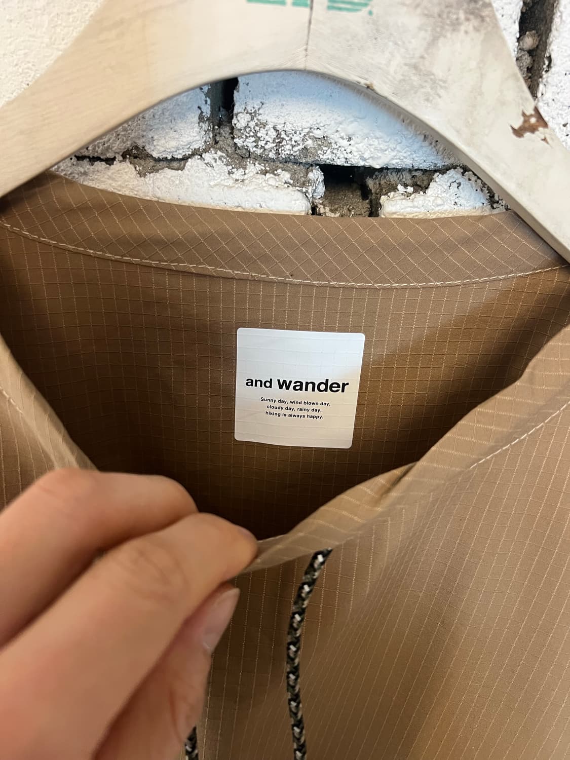 And wander 앤드원더 dry ripstop long fullove 상품이미지7