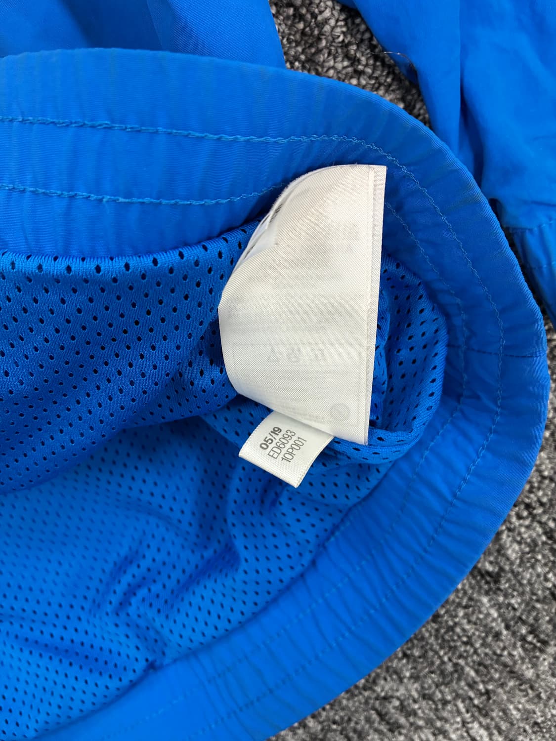 아디다스 블루 락업 트랙탑 바람막이 L 상품이미지8