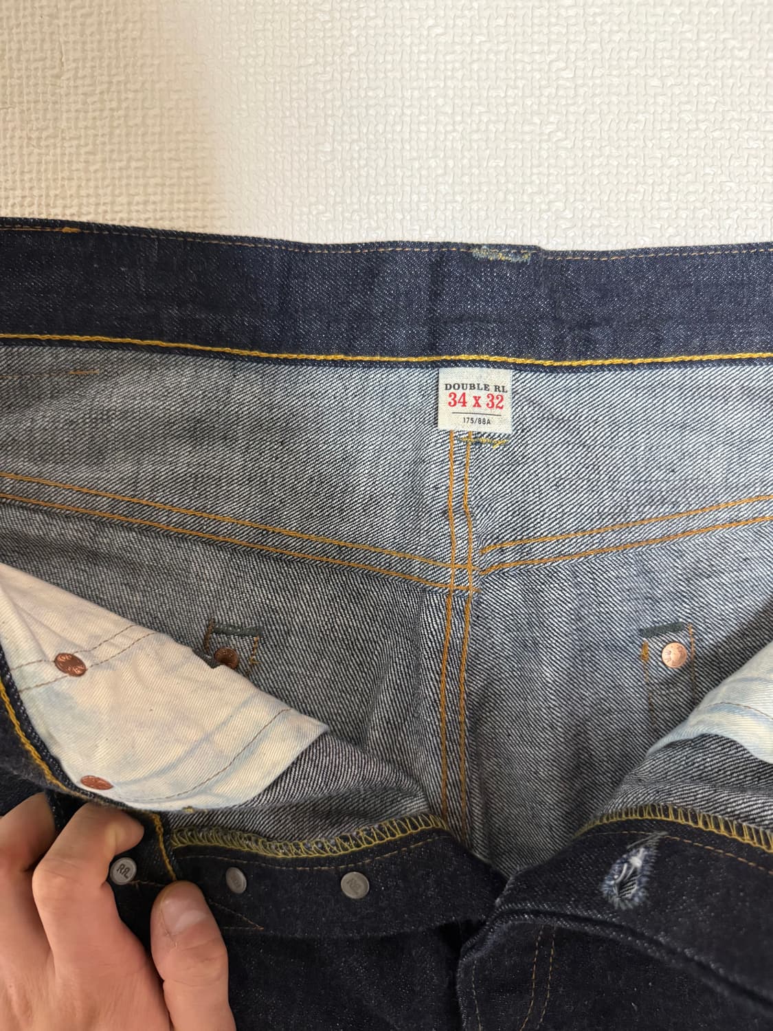 RRL 빈티지 5포켓 셀비지 데님 판매 상품이미지7