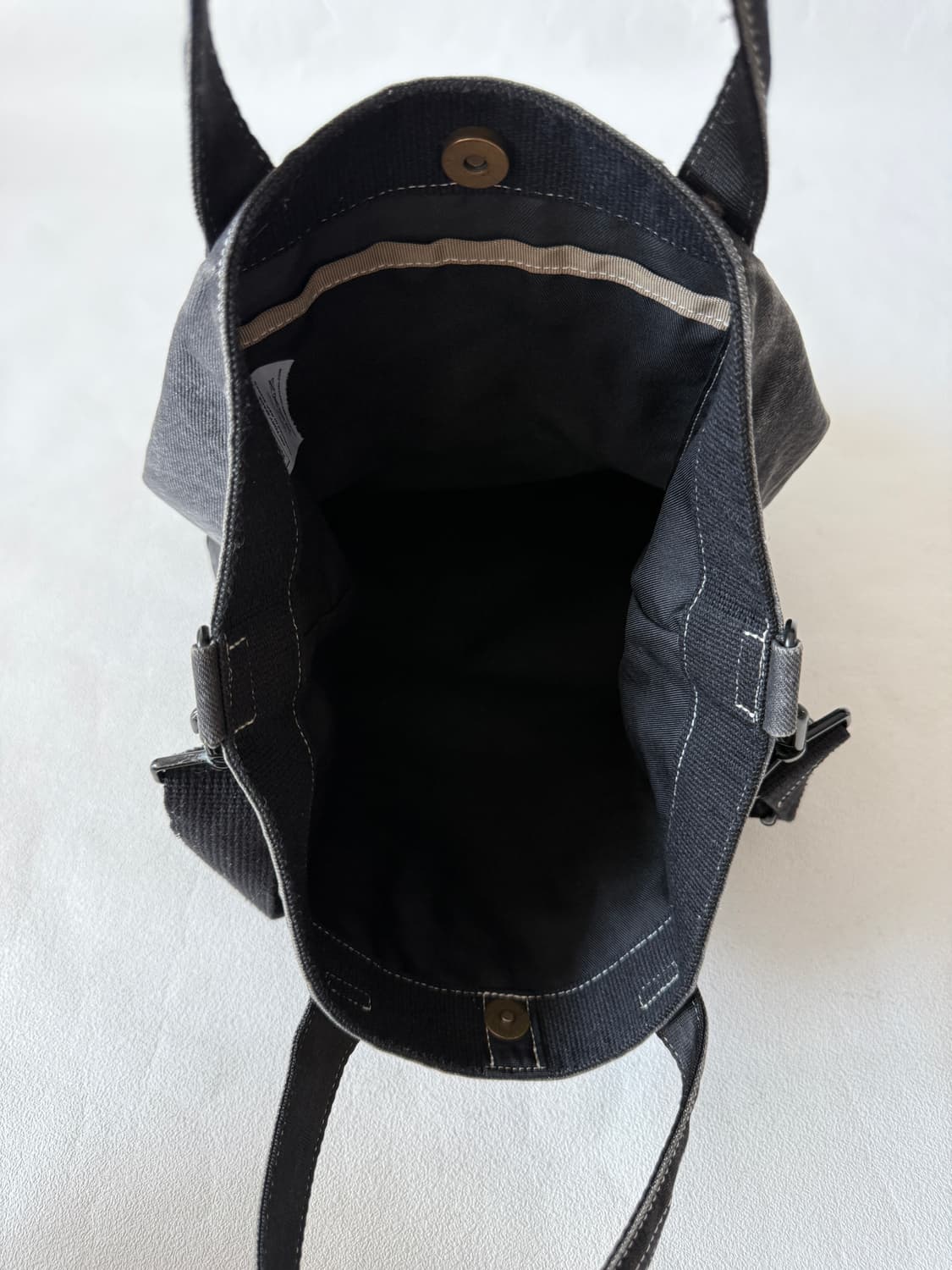 Pre owned 데님 토트 숄더백 상품이미지7