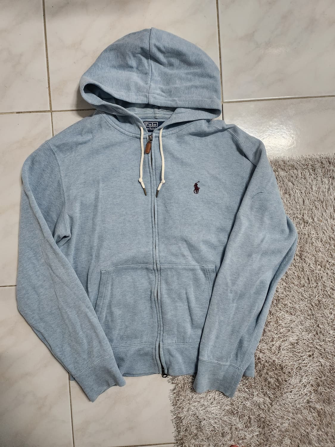 폴로 랄프로렌 니트 후드집업 상품이미지1