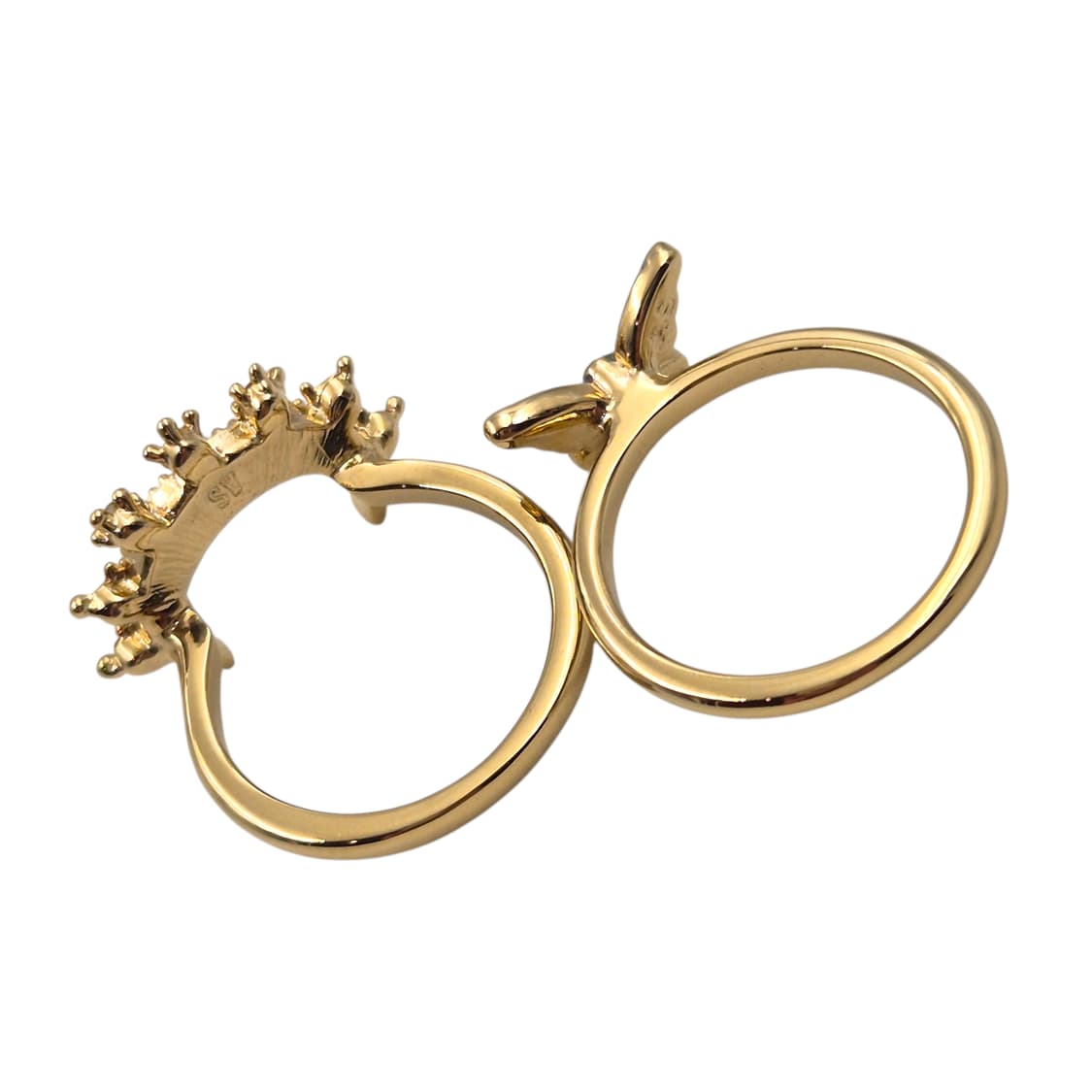 안나수이 밤하늘 초승달&나비 반지 세트 상품이미지5