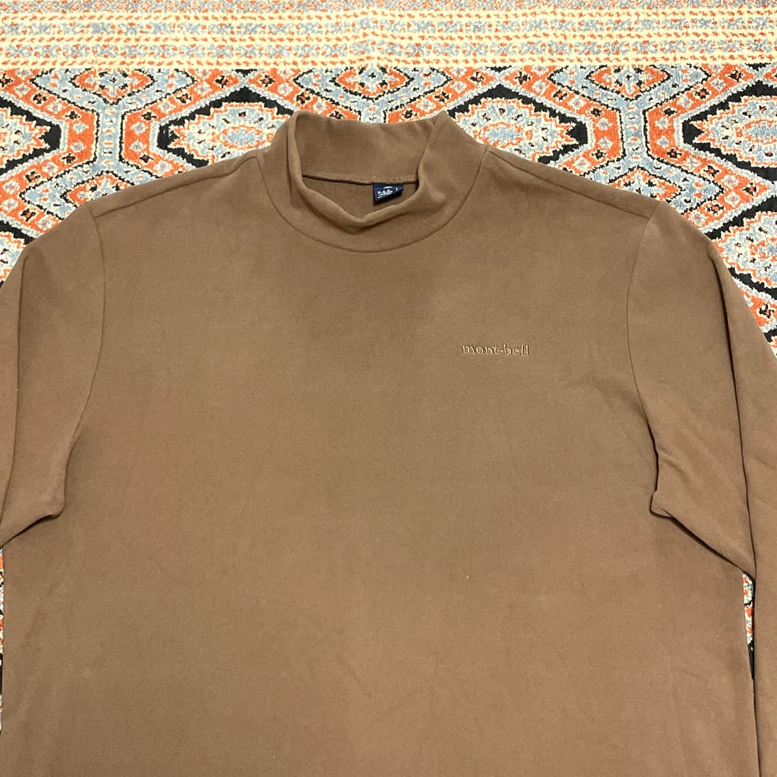 몽벨 브라운 목폴라 티셔츠 남성XL 상품이미지2