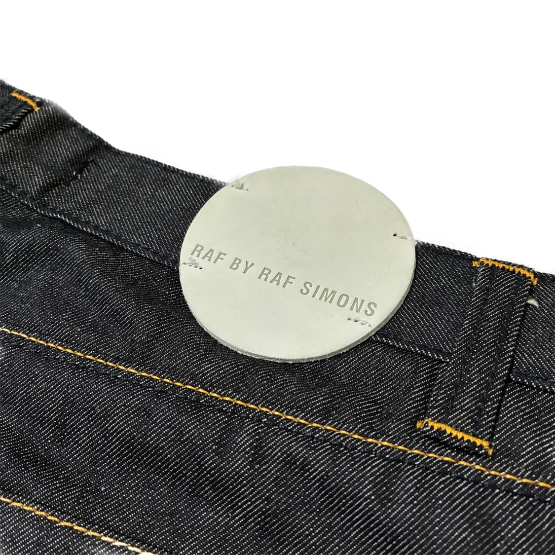 RAF SIMONS Raw Denim Slim Straight Jeans 상품이미지4