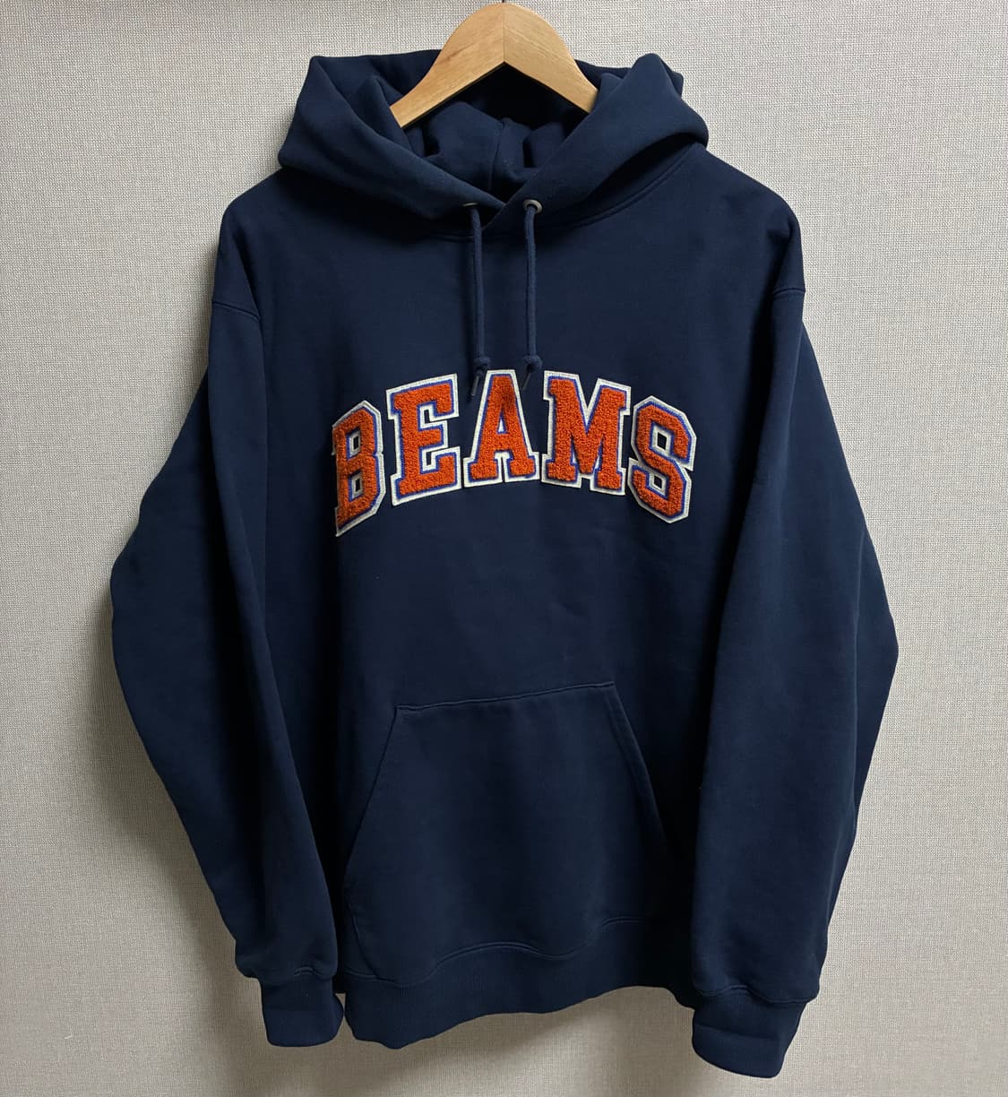 Beams 빔즈 후드 Navy컬러 L사이즈 판매 상품이미지1