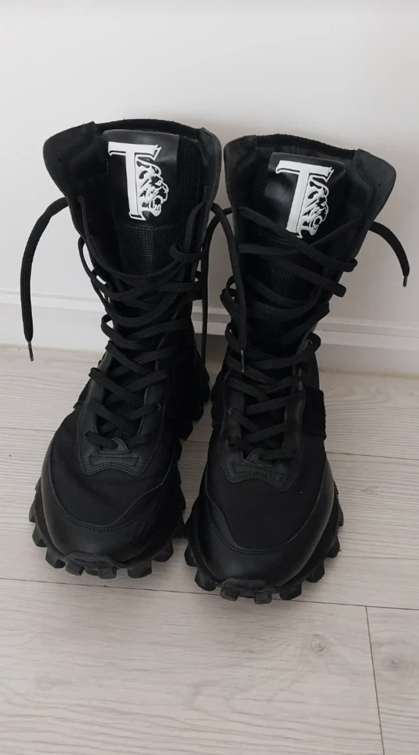 토즈 블랙 레이스업 워커 부츠 240 상품이미지1