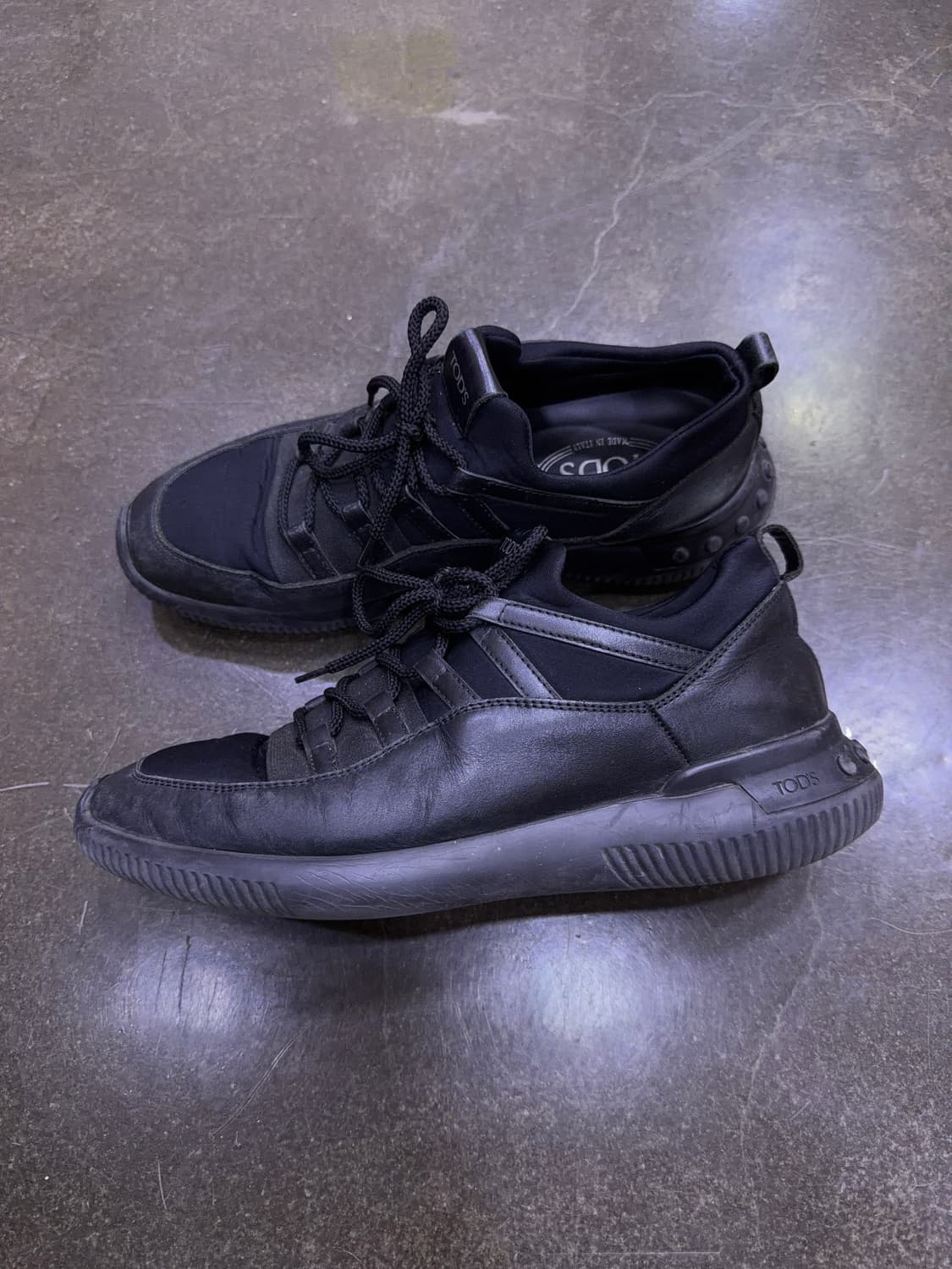 TOD'S 토즈 노코드 스니커즈 올 블랙 7 (260) 상품이미지6
