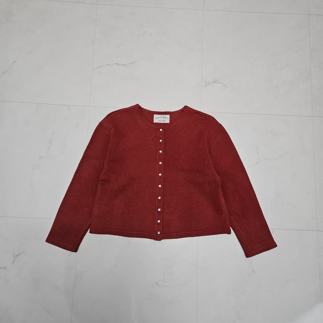 Comme ca du mode 꼼싸데모드 스웻 라운드 가디건 상품이미지1