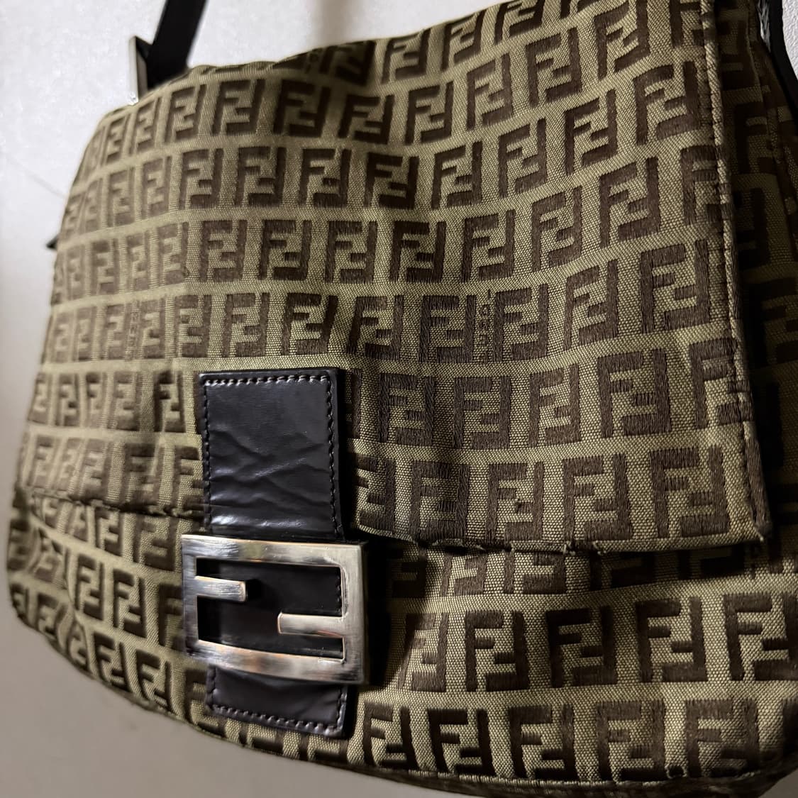 빈티지 펜디 주카패턴 FF 로고 맘마 숄더&토트백 상품이미지2