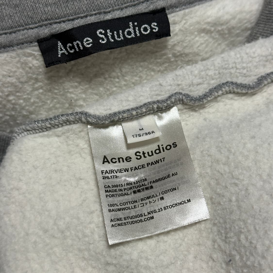 아크네 스튜디오 페어뷰 페이스 맨투맨 상품이미지6