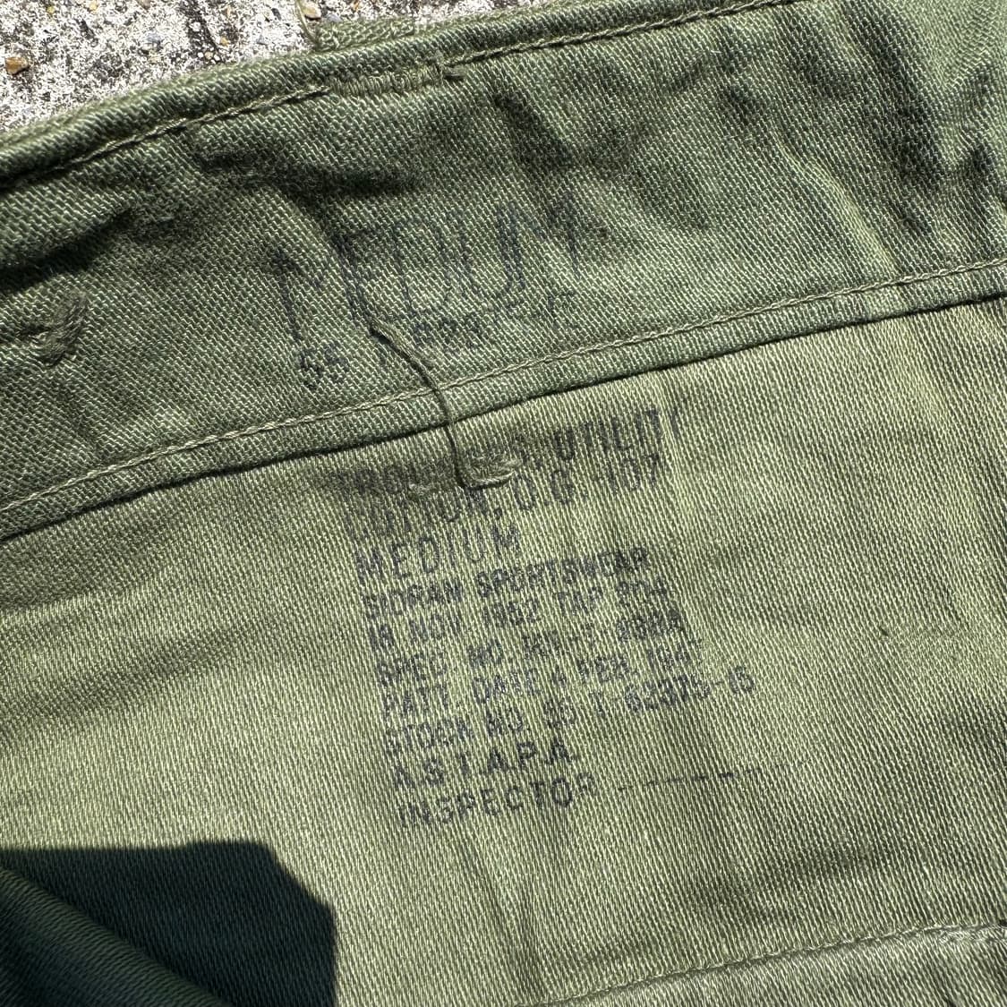 [32] 50s US Army OG-107 퍼티그 팬츠 상품이미지10