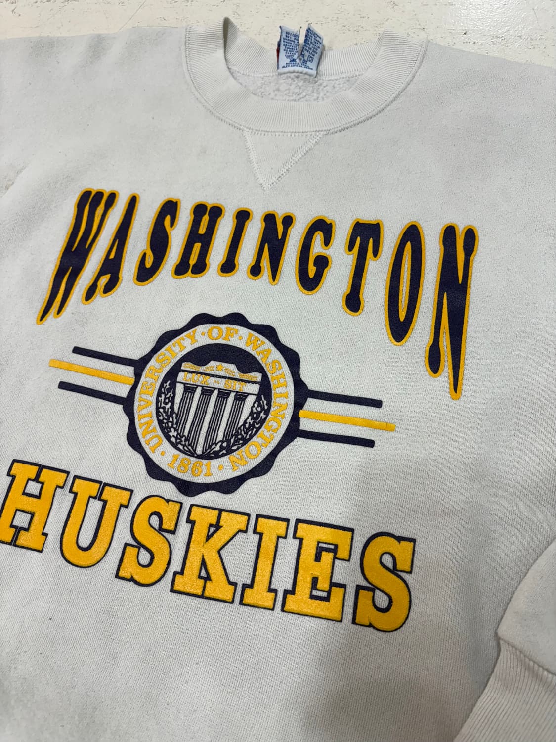 90's vtg Russell USA Sweatshirt. 상품이미지5