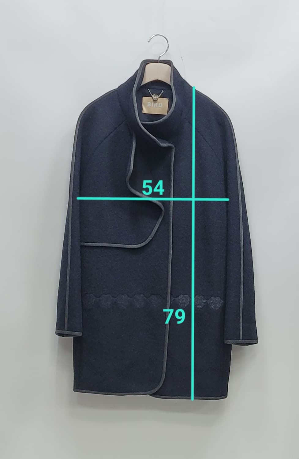 BIRD 한섬 버드 레이온 울 코트 / 여 82-94-160 상품이미지10