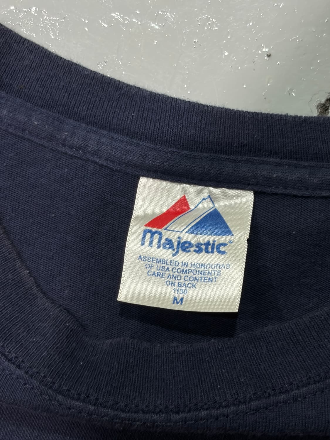 마제스틱(Majestic) RANGERS 텍사스 레인저스 네이비 티셔츠 상품이미지3