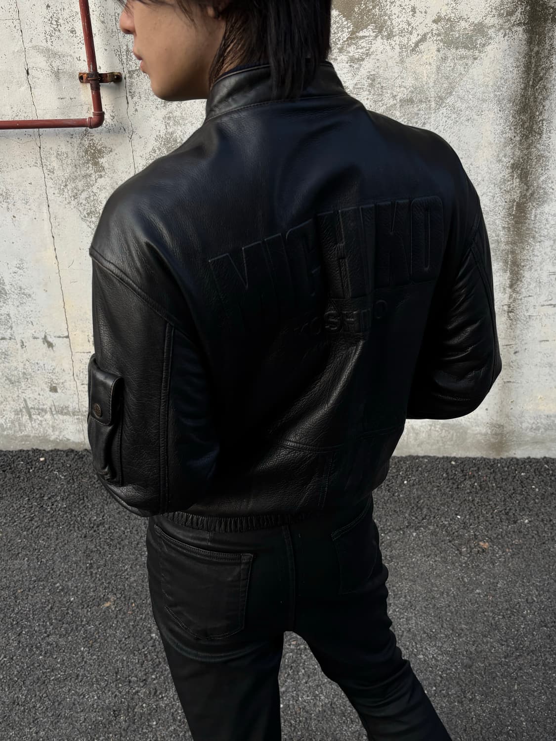 미츠코 런던 레더 바이커 상품이미지4