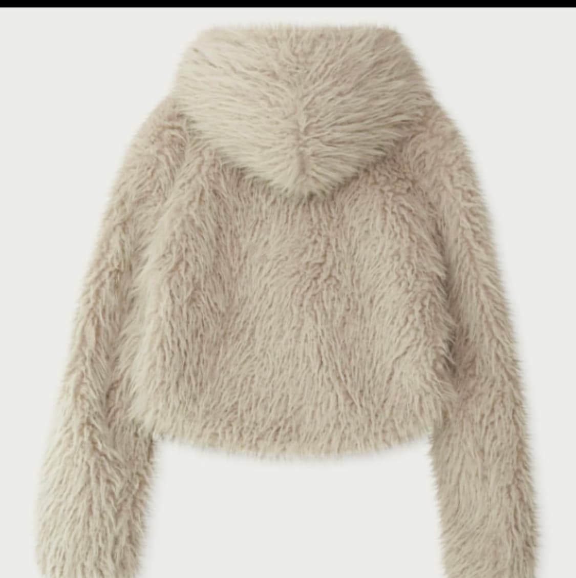 유즈 투웨이 퍼 자켓 아이보리 (옷 커버도 있음)  상품이미지3