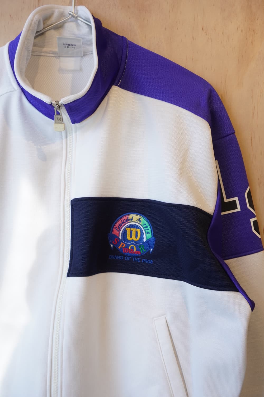 90s 윌슨 made in U.S.A 트랙자켓 상품이미지5