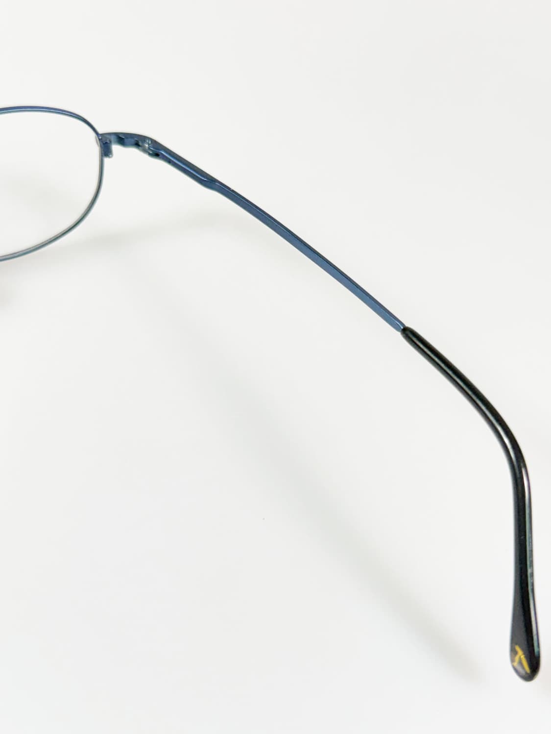90s KALEIDO 블루 슬림 오벌 메탈 빈티지 안경 상품이미지6