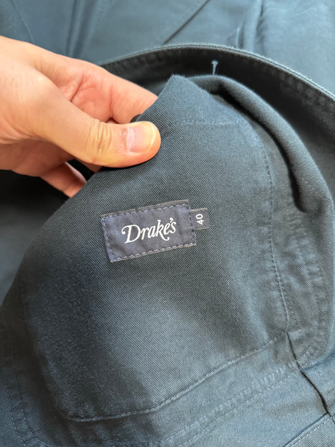 드레익스 마크1 게임스 셋업 빈티지 트윌 네이비 상품이미지2