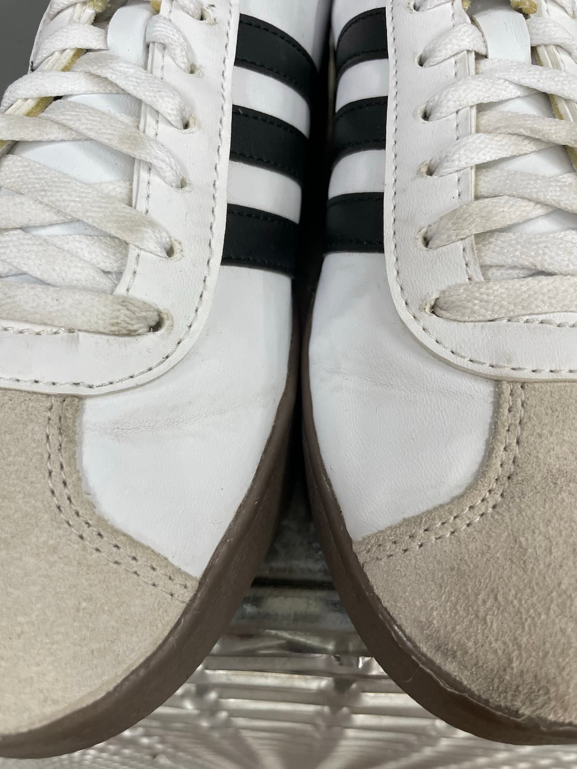 아디다스 VL 코트 화이트 코어 블랙 235 상품이미지8
