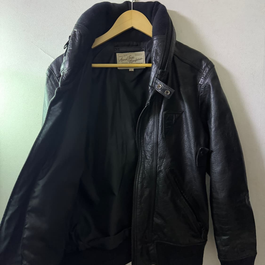 아비렉스 아카이브 가죽 자켓 B-15 L (남성 100정도) 상품이미지8