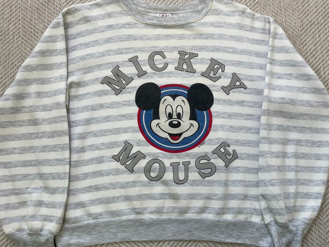 90s usa 미키마우스 스웻셔츠  J04211 상품이미지3