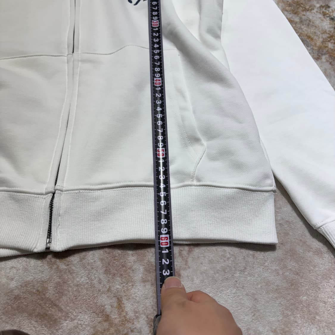 폴로 빅포니3 화이트 후드집업 상품이미지8